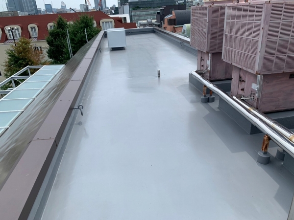 屋上防水完了状況